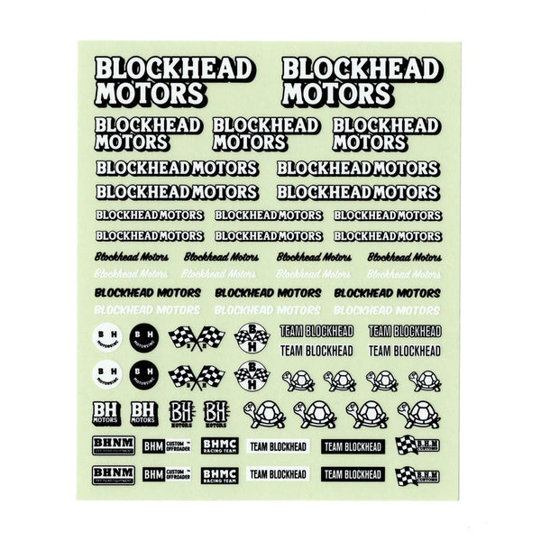 BLOCKHEAD MOTORS 1/32 Decal