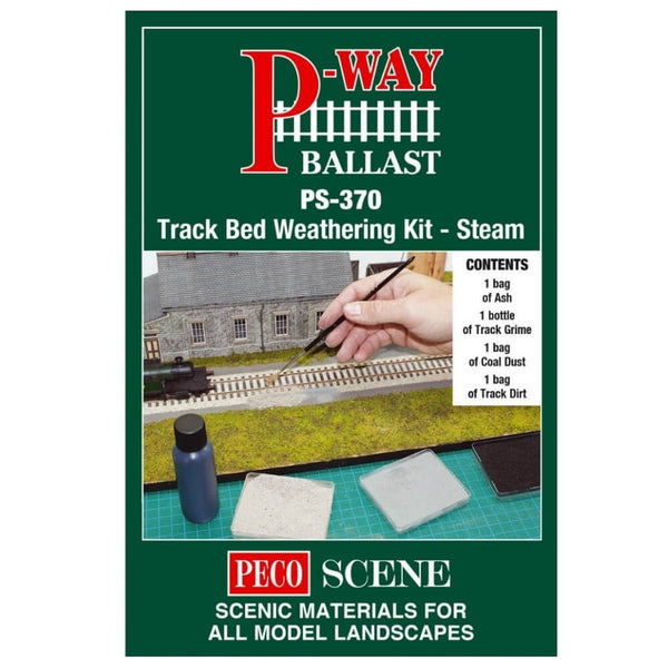 PECO Track Bed Weathering Kit : Steam (PS370)