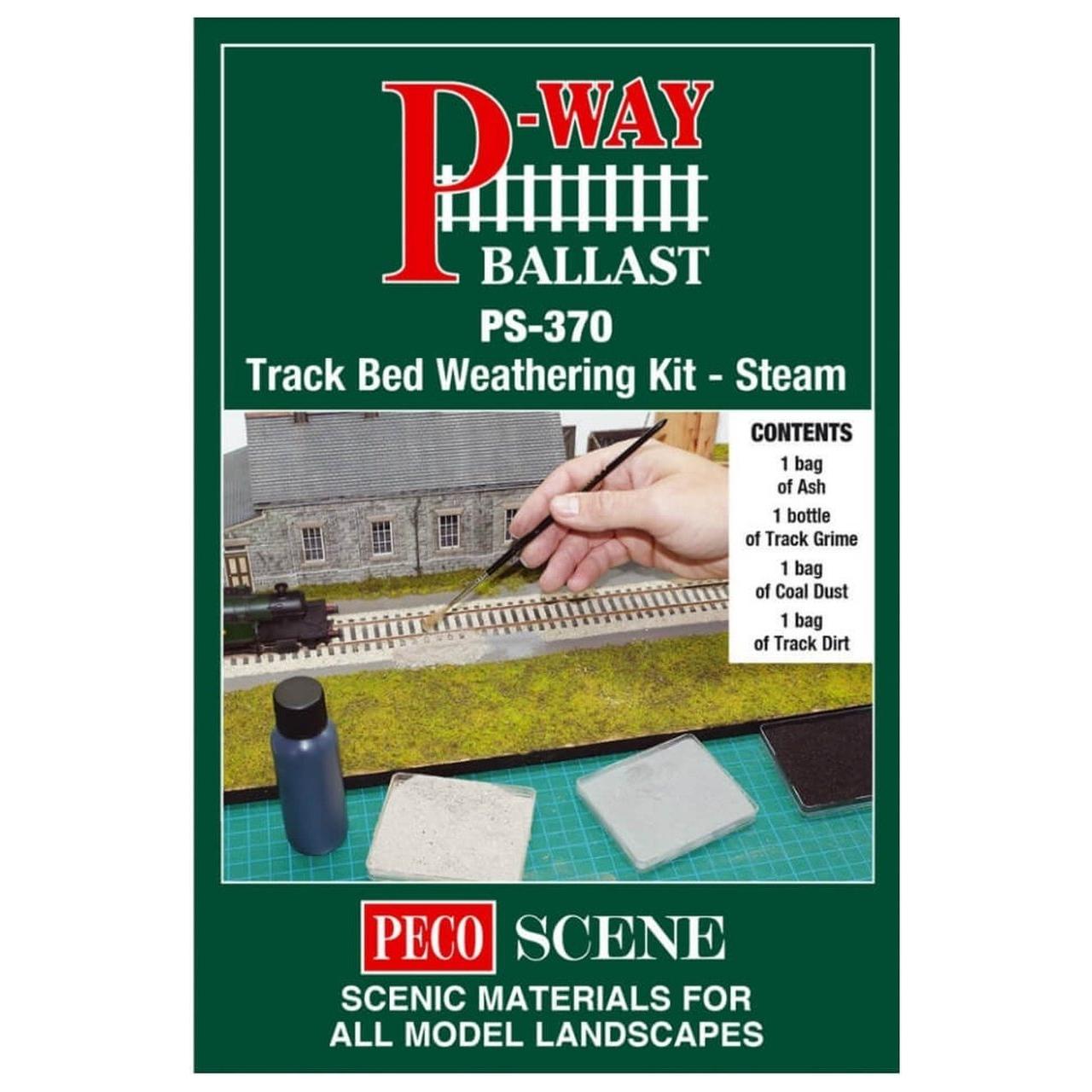 PECO Track Bed Weathering Kit : Steam (PS370)