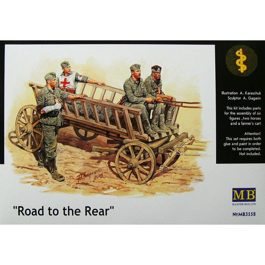 MASTER BOX 1/35 Road to the Rear German WW2 Era