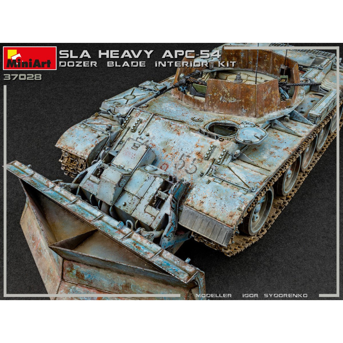 MINIART 1/35 SLA APC T-54 with Dozer Blade Interior Kit
