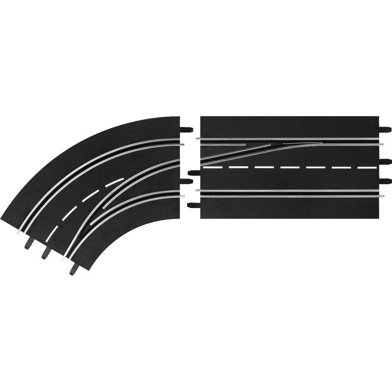 CARRERA Digital 132/124 - Lane Change Curve Left - Out to I