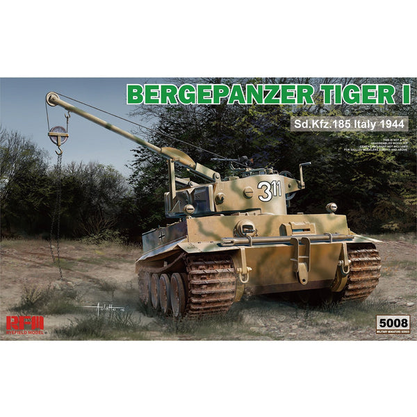 RYEFIELD 5008 1/35 Bergepanzer Tiger I w/Workable Track Lin