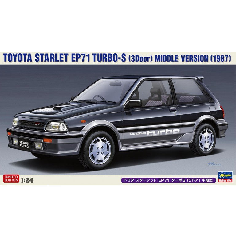 HASEGAWA 1/24 Toyota Starlet EP71 Turbo-S (3 Door) Middle Version