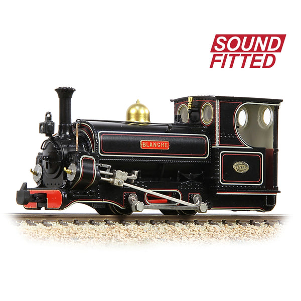BACHMANN NARROW GAUGE OO9 Mainline Hunslet 0-4-0ST 'Blanche' Penrhyn Quarry Lined Black (Early) (Sound Fitted)