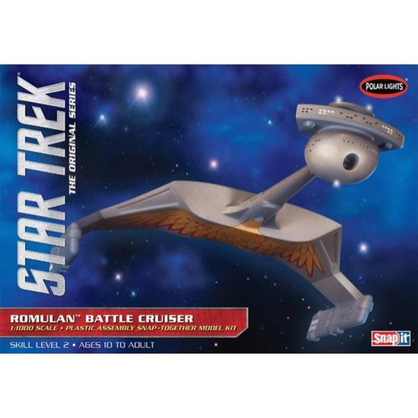 POLAR LIGHTS 1/1000 Star Trek Romulan Battle Cruiser