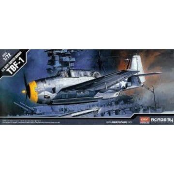 ACADEMY 1/72 U.S. Navy Torpedo Bomber TBF-1