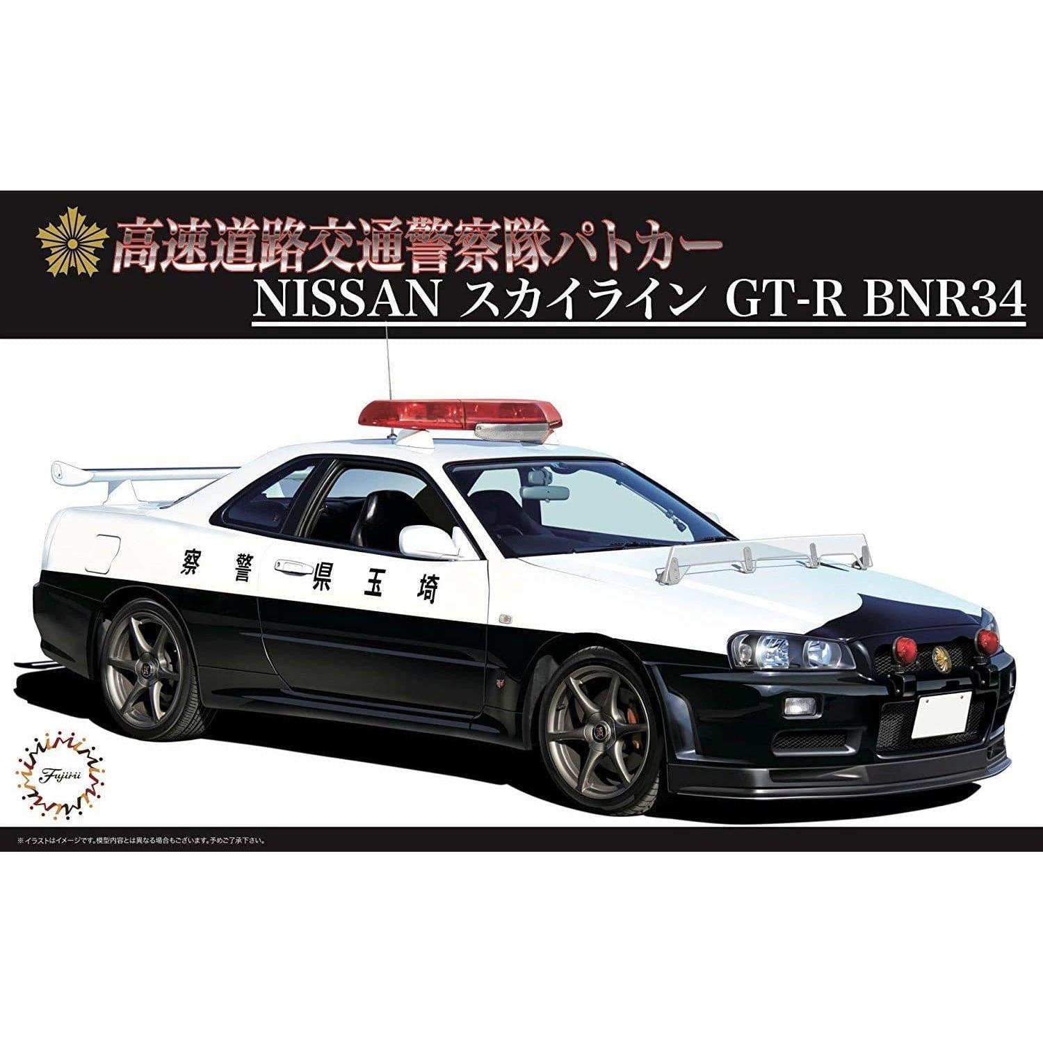 FUJIMI 1/24 Nissan Skyline (R34) GT-R Police Car