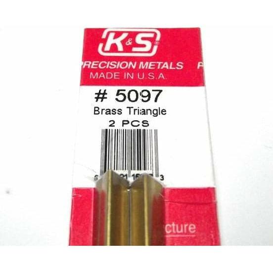 K&S Brass Triangle 2 Pcs