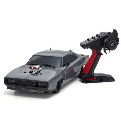 KYOSHO 1/10 Fazer Mk2 1970 Dodge Charger Supercharged VE Gray 4WD Electric Car Readyset