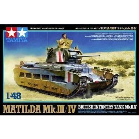 TAMIYA 1/48 Matilda Mk.III/IV British Infantry Tank Mk.IIA