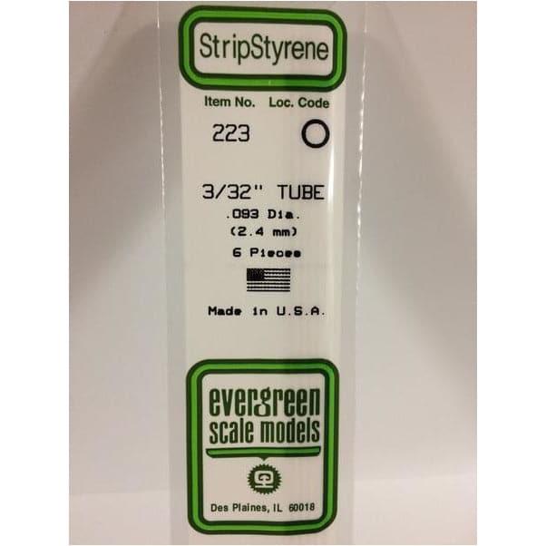 EVERGREEN 223 35cm Plastic Tube .093 (6)