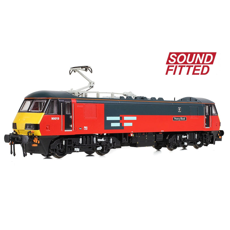 GRAHAM FARISH N Class 90/0 90019 'Penny Black' Rail Express Systems DCC Sound Fitted