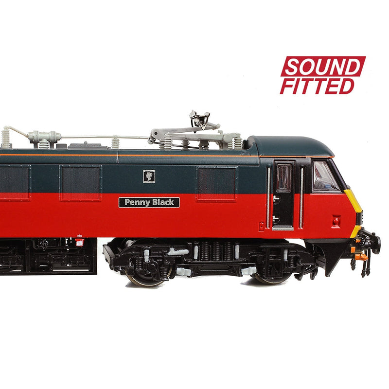GRAHAM FARISH N Class 90/0 90019 'Penny Black' Rail Express Systems DCC Sound Fitted