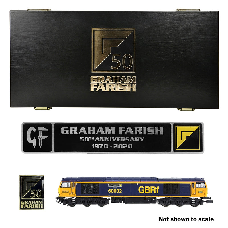 GRAHAM FARISH N Class 60 Graham Farish 50th Anniversary Collectors Pack DCC Sound Fitted