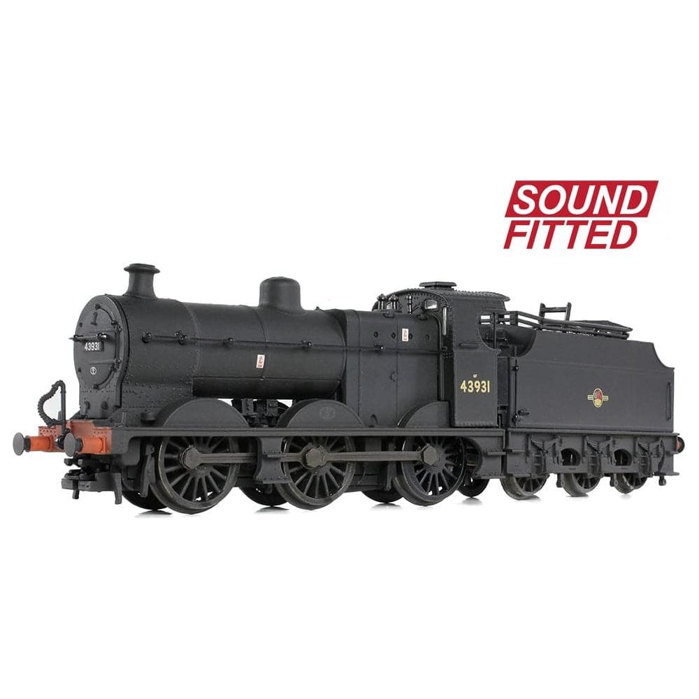 GRAHAM FARISH N MR 3835 4F with Fowler Tender 43931 BR Black (Late Crest) [W] DCC Sound Fitted