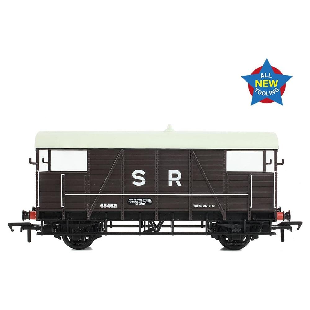 BRANCHLINE OO SE&CR 25T 'Dance Hall' Brake Van SR Brown