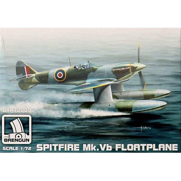 BRENGUN 1/72 Spitfire Vb Floatplane Plastic Kit with PE Parts