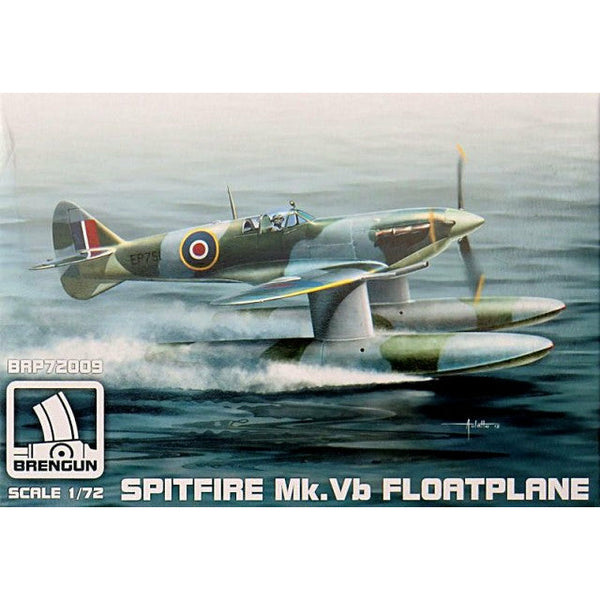BRENGUN 1/72 Spitfire Vb Floatplane Plastic Kit with PE Parts