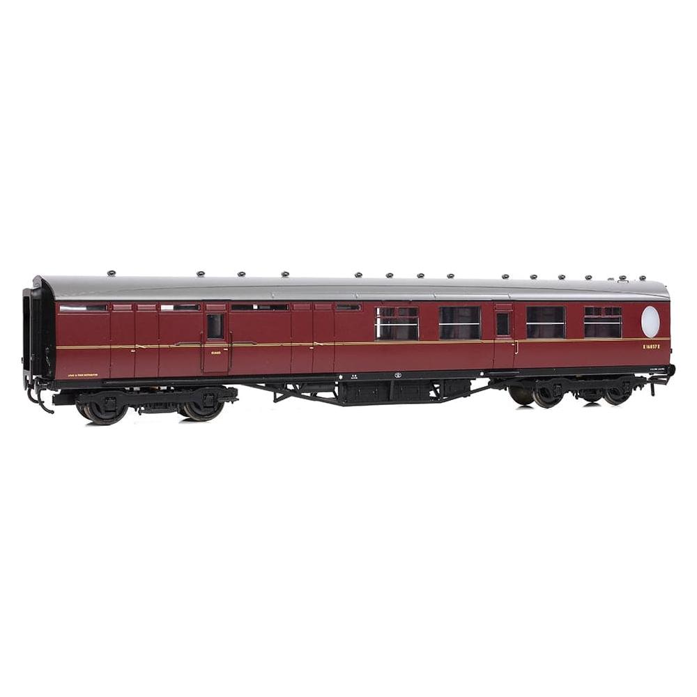 BRANCHLINE OO LNER Thompson Brake Second Corridor BR Maroon #E16857E