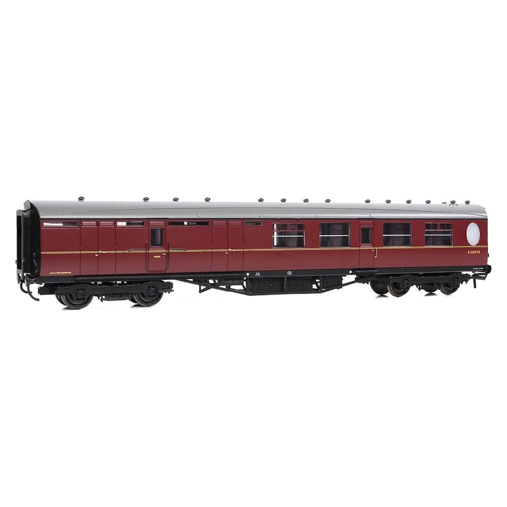 BRANCHLINE OO LNER Thompson Brake Second Corridor BR Maroon #E16859E