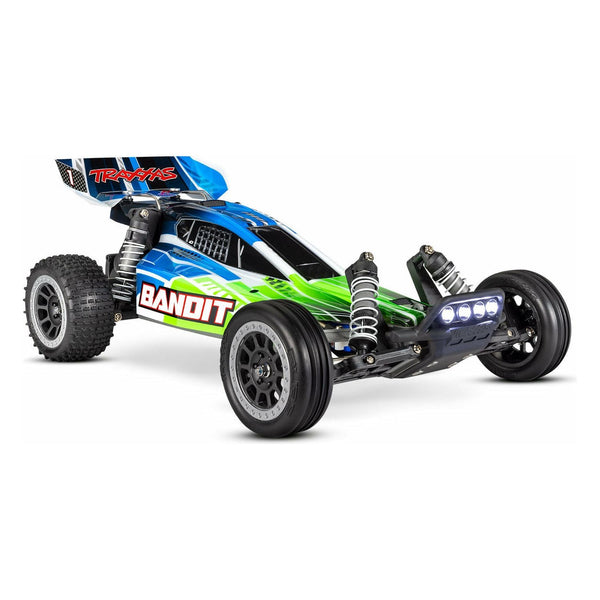 TRAXXAS 1/10 2WD Bandit XL-5 RC Buggy RTR with LED Lights - Green