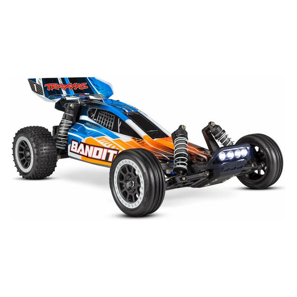 TRAXXAS 1/10 2WD Bandit XL-5 RC Buggy RTR with LED Lights - Orange