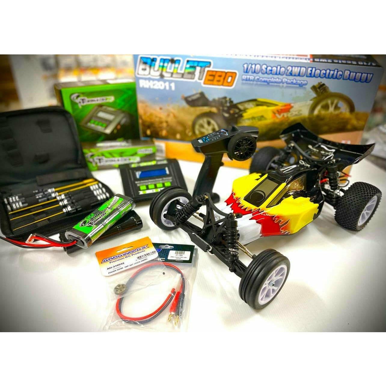 RIVER HOBBY VRX Bullet 1/10 EBD Brushed Buggy RTR Ready to Race Package