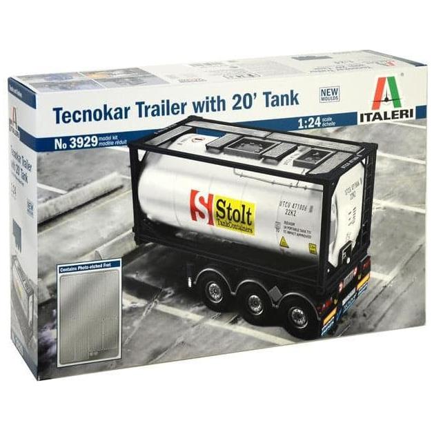 ITALERI 1/24 Tecnokar 20ft Tank Trailer