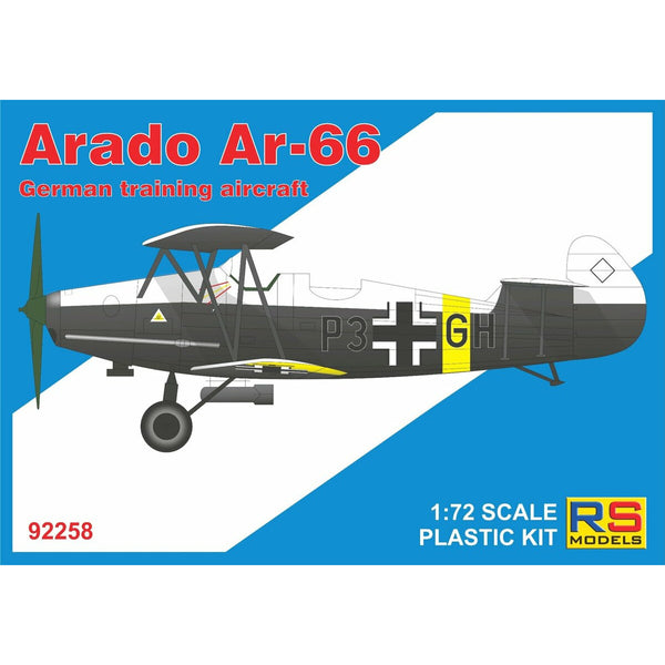 RS MODELS 1/72 Arado 66 (4 Decal v. for Luftwaffe)