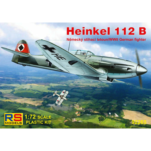 RS MODELS 1/72 Heinkel 112B Luftwaffe (3 Decal v. for Luftwaffe, Romania)