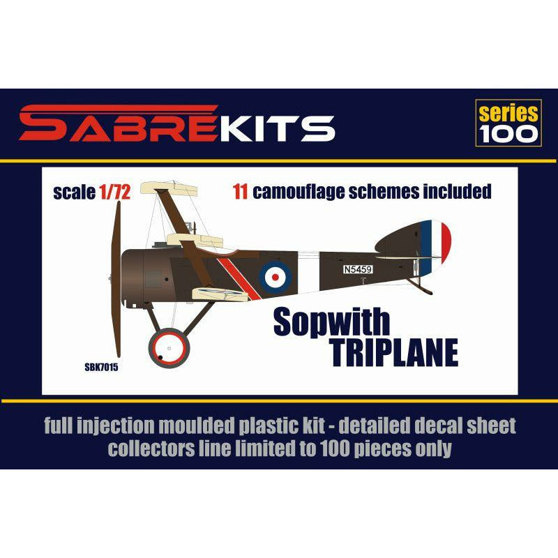 SABRE KITS 1/72 Sopwith Triplane Super Decal Set (11 variants)