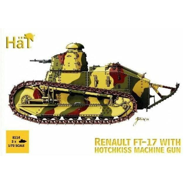 HAT 1/72 FT-17 Renault Tank with Hotchkiss Machine Gun