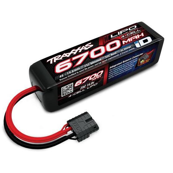 TRAXXAS 6700mAh 14.8V 4-Cell 25C LiPo Battery (2890X)