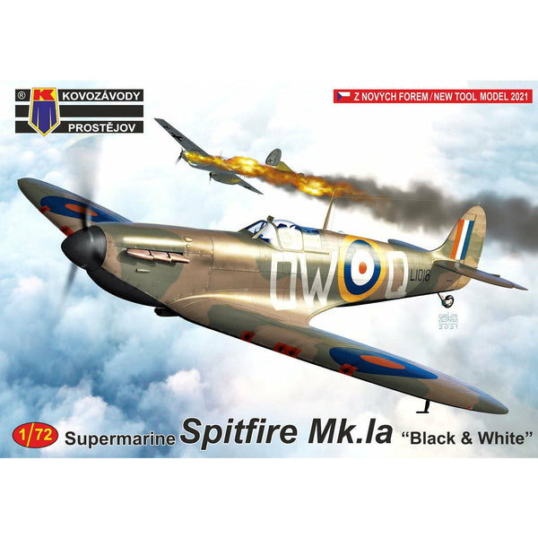 KOVOZAVODY 1/72 Supermarine Spitfire Mk.Ia "Black & White"