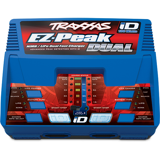 TRAXXAS Charger Dual EZ-Peak 100W (2972A)