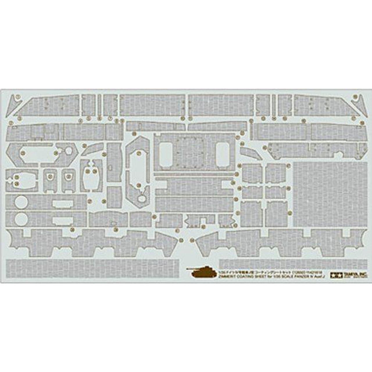 TAMIYA 1/35 Panzer IV Ausf.J Zimmerit Coating Sheet