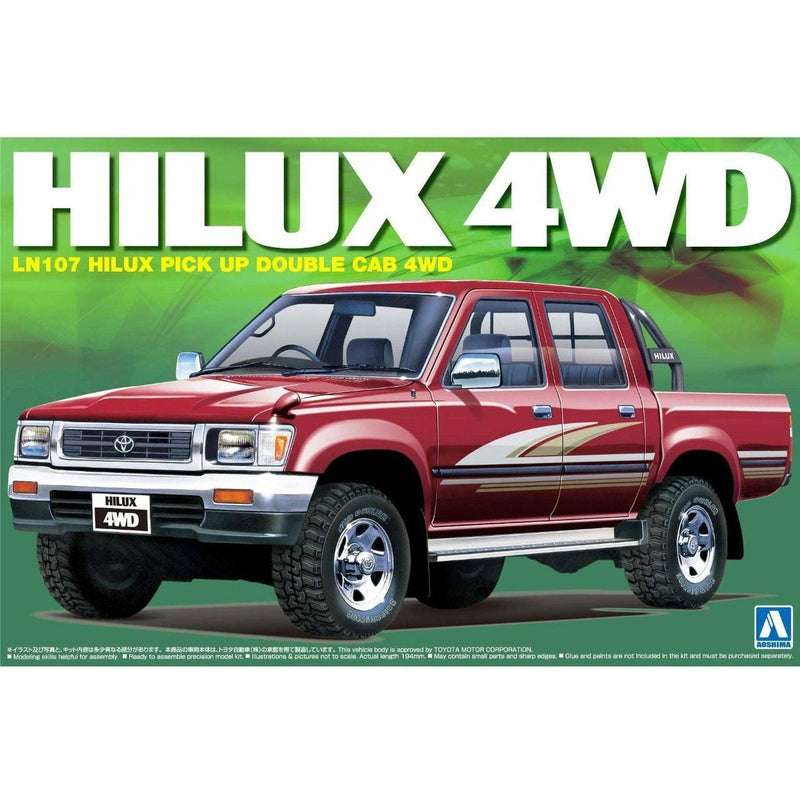 AOSHIMA 1/24 Hilux 4WD Dual Cab Pick Up