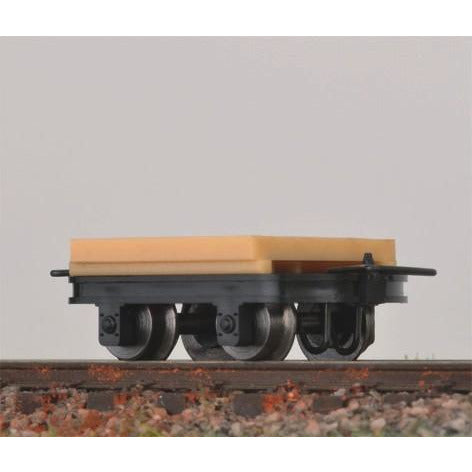 MINITRAINS OO9 4 Flat Cars Without Brake
