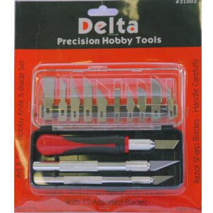 DELTA Hobby Knife Set w/Chest