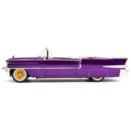 JADA 1/24 Elvis w/Purple 1956 Cadillac El Dorado