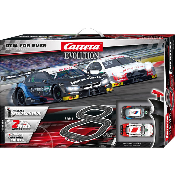 CARRERA Evolution DTM For Ever Slot Car Set