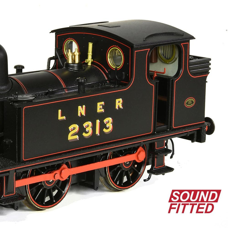 BRANCHLINE OO LNER J72 Class 2313 LNER Lined Black DCC Sound Fitted
