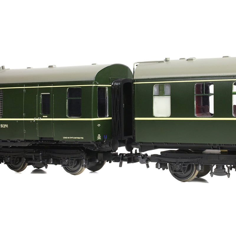 BRANCHLINE OO Class 105 2 Car DMU BR Green With Speed Whisk