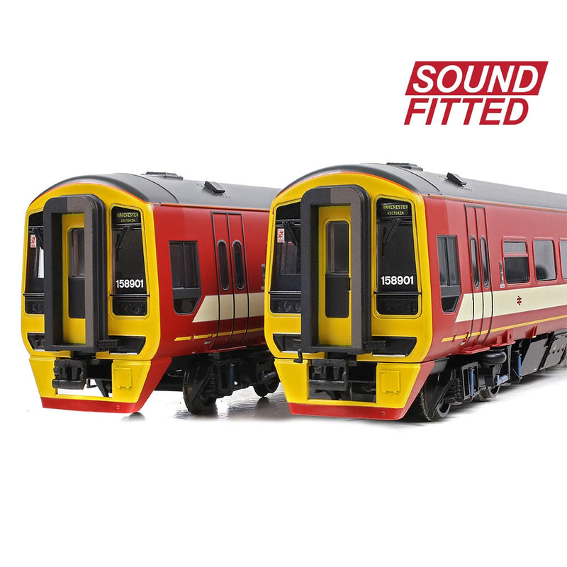 BRANCHLINE OO Class 158 2-Car DMU 158901 BR WYPTE Metro DCC Sound Fitted