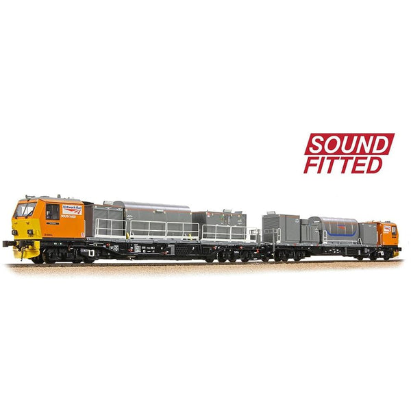 BRANCHLINE OO Windhoff MPV 2-Car Set Network Rail Orange DCC Sound Fitted