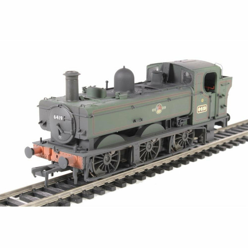 BRANCHLINE OO Class 64xx 6419 0-6-0 Pannier Tank BR Lined Green Last Crest Weathered