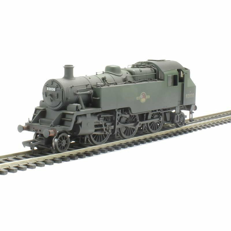 BRANCHLINE OO Standard Class 3MT Tank 82020 BR Green Late Crest Weathered