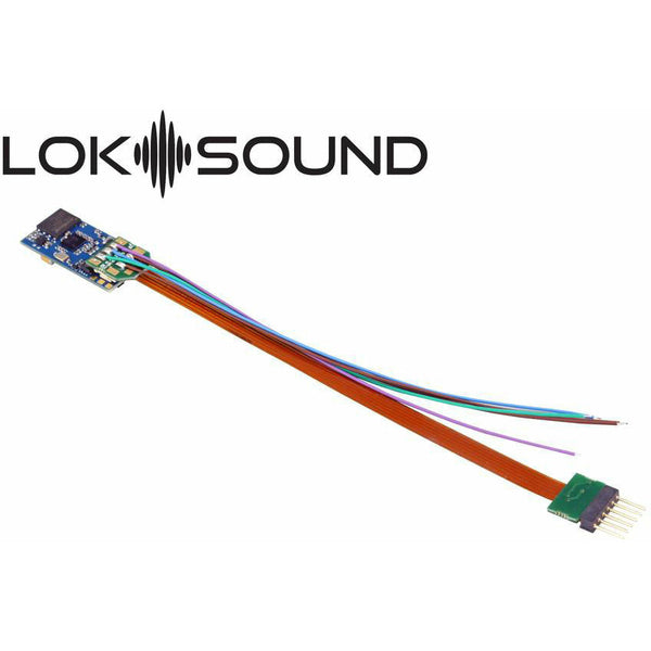 ESU LokSound 5 Micro DCC/MM/SX/M4 "Blank Decoder", 6-Pin NEM651 with Speaker 11x15mm Gauge: N, TT, H0