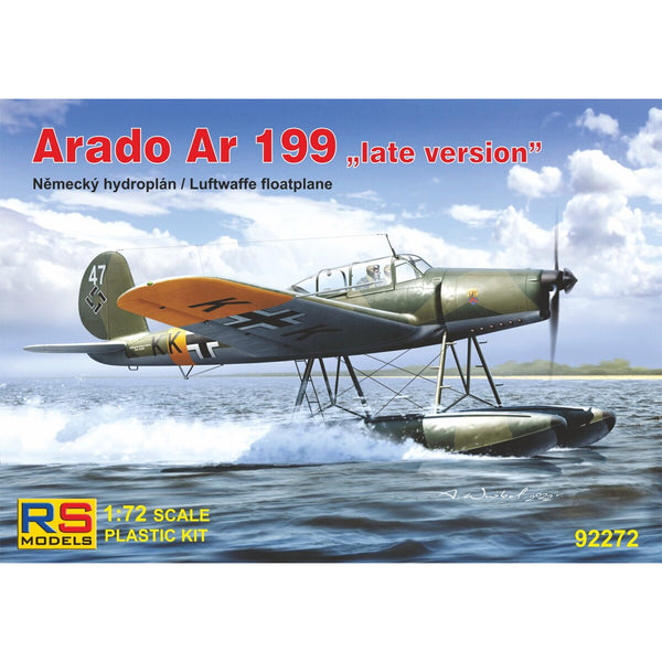 RS MODELS 1/72 Arado Ar 199 "late version" 3 decal v. for Lufwaffe